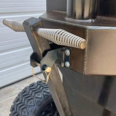 130 Gallon Offset Smoker on Cart