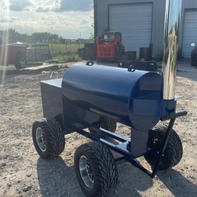 24×48 Blue Painted Smoker