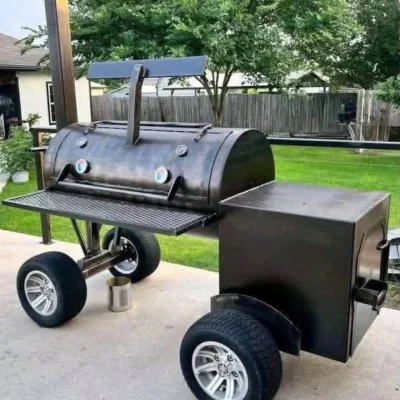 24″ x 48″ Reverse Flow Smoker