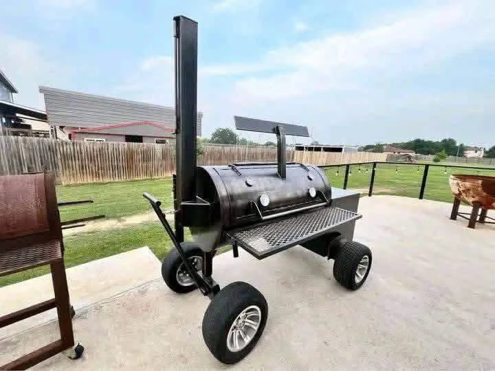 24" x 48" Reverse Flow Smoker - Image 2