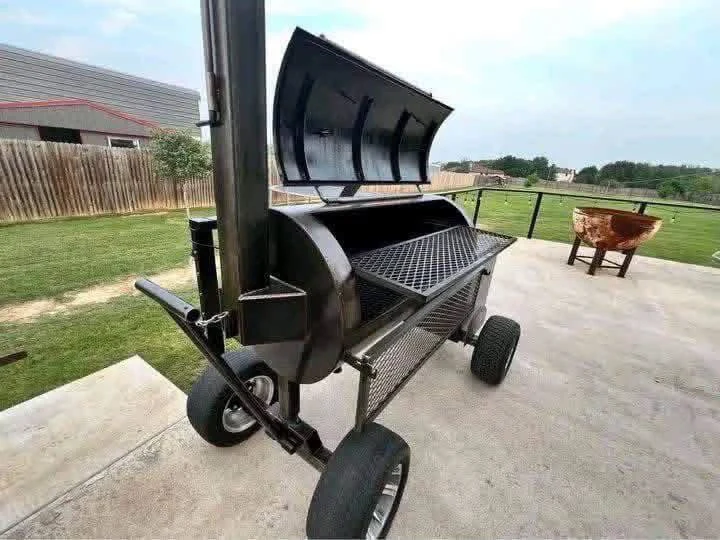 24" x 48" Reverse Flow Smoker - Image 4