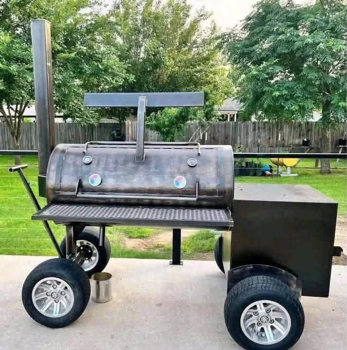 24" x 48" Reverse Flow Smoker - Image 5