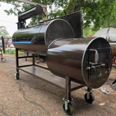 24″ x 60″ Offset Smoker with Insulated Firebox