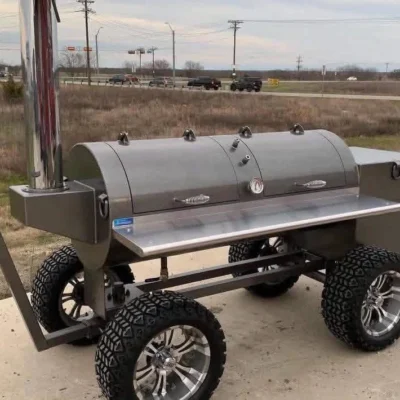 24″ x 60″ Offset Smoker with Insulated Firebox
