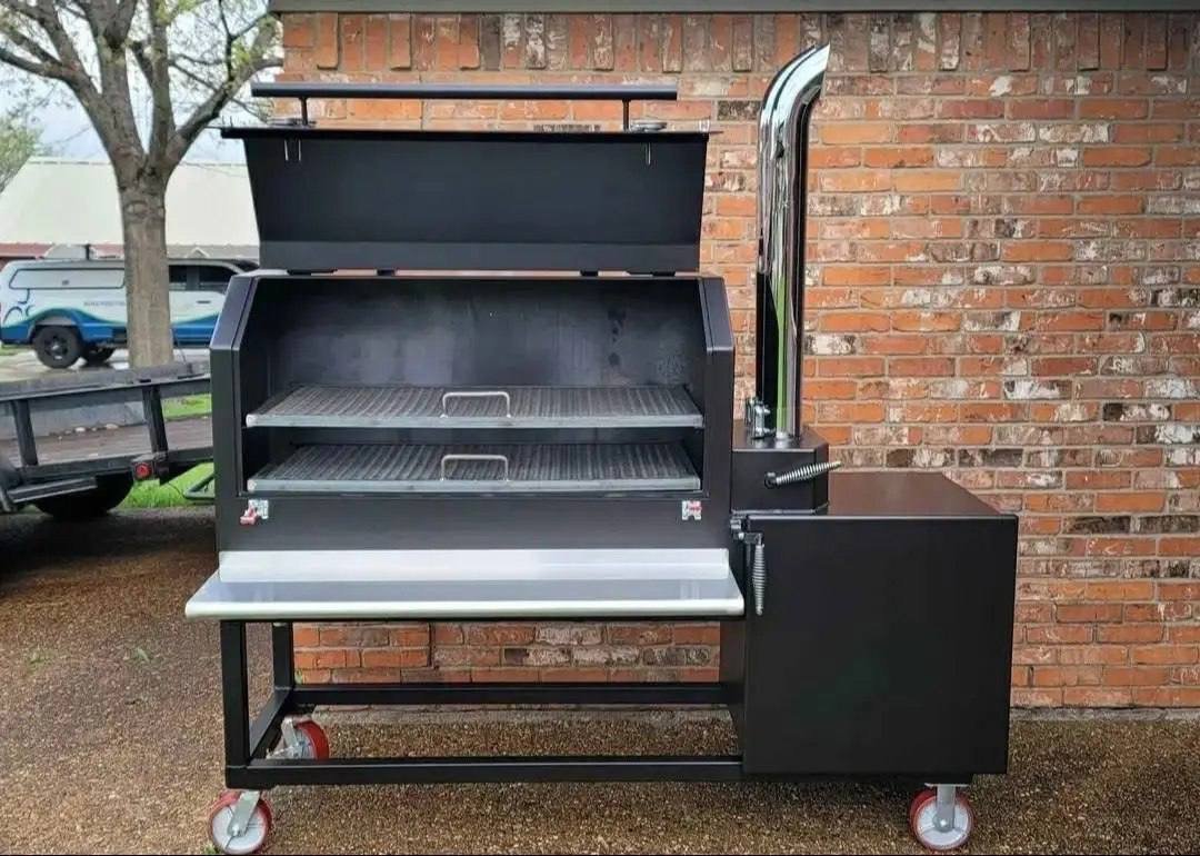 Cabinet Offset Smoker