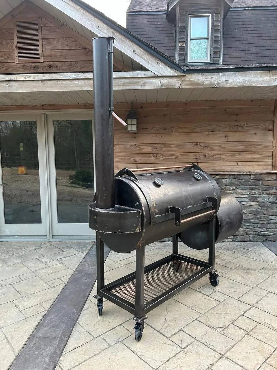 Custom 24" x 48" Heavy-Duty Offset Smoker - Image 2