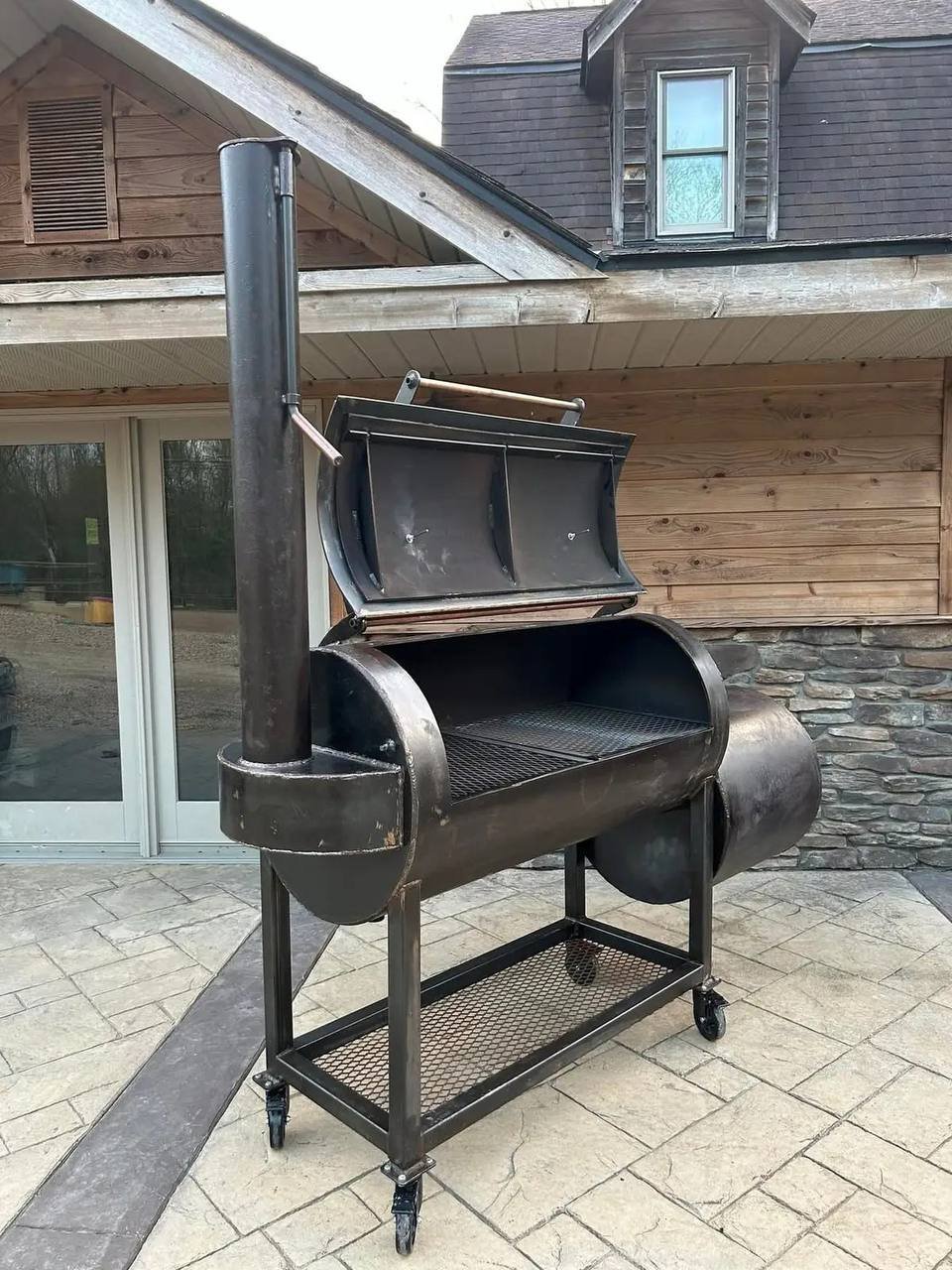 Custom 24" x 48" Heavy-Duty Offset Smoker - Image 3
