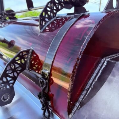 Custom Cherry Red Off-Road Smoker