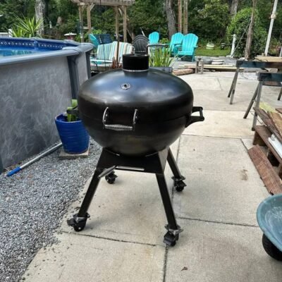 Domed Bowl Grill on Casters