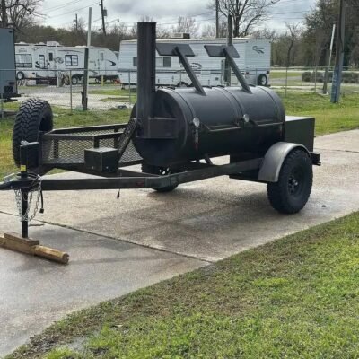 Large Offset Smoker Trailer