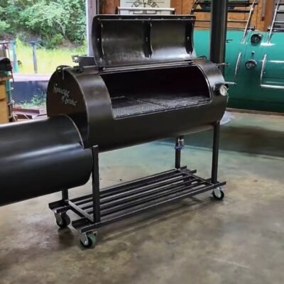 Offset Smoker on Casters