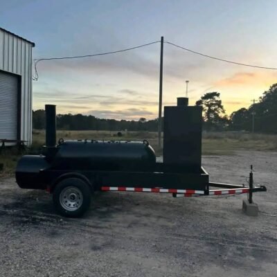 Custom 5×10 Trailer with Vertical Smoker