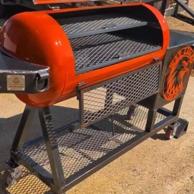War Eagle Orange Offset Smoker